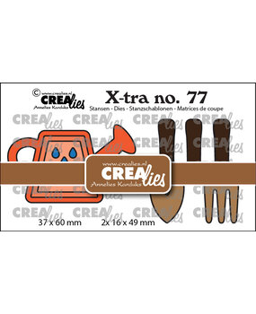 Crealies X-tra Stansen No. 77 Gieter & Tuingereedschap (CLXtra77)