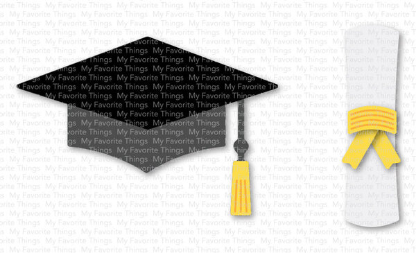 My Favorite Things Graduation Accents Die-namics (MFT-2761) (DISCONTINUED)