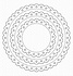 Stitched Eyelet Lace Circle STAX Die-namics (MFT-2742) (DISCONTINUED)
