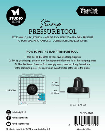 Studio Light Stamp Pressure Tool - Black (SL-TO-SP02) (BASIC) Studio Light Stamp Pressure Tool - Black (SL-TO-SP02) (BASIC)