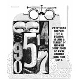 Stampers Anonymous The Countdown Tim Holtz Cling Stamps (CMS002)