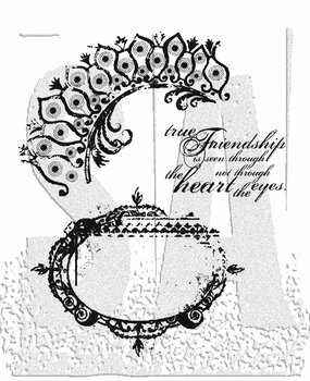 Stampers Anonymous Tattered Elements Tim Holtz Cling Stamps (CMS018)