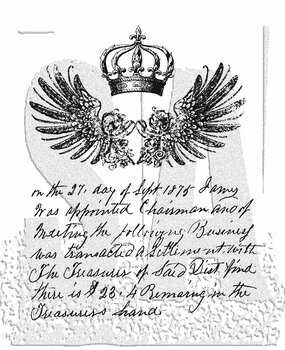 Stampers Anonymous Royal Script Tim Holtz Cling Stamps (CMS016)