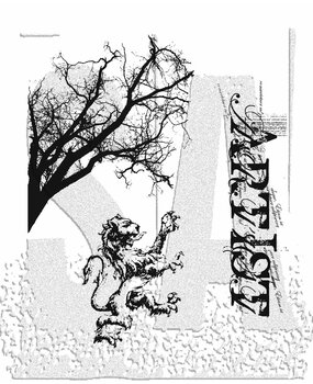 Stampers Anonymous Regal Findings Tim Holtz Cling Stamps (CMS014)