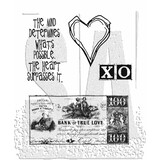 Stampers Anonymous From The Heart Tim Holtz Cling Stamps (CMS006)