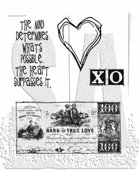 Stampers Anonymous From The Heart Tim Holtz Cling Stamps (CMS006)