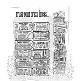 Stampers Anonymous Admit One Tim Holtz Cling Stamps (CMS003)