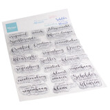 Marianne Design Clear Stamps Kleurige Groetjes (CS1166)