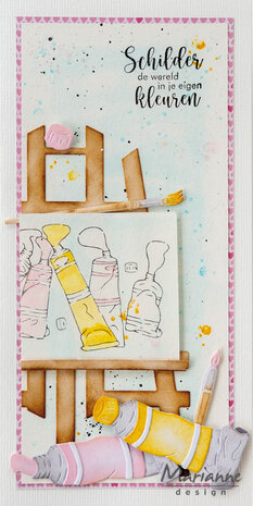 Marianne Design Clear Stamps Kleurige Groetjes (CS1166) Marianne Design Clear Stamps Kleurige Groetjes (CS1166)