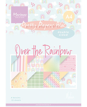 Marianne Design Pretty Papers Bloc A4 by Marleen Over The Rainbow (PK9188)