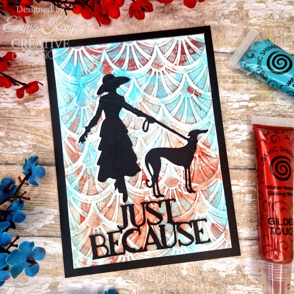 Creative Expressions Sue Wilson Craft Die Mini Expressions Art Deco Just Because (CEDME148) (OUTLET)