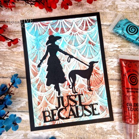 Creative Expressions Sue Wilson Craft Die Mini Expressions Art Deco Just Because (CEDME148) (OUTLET)