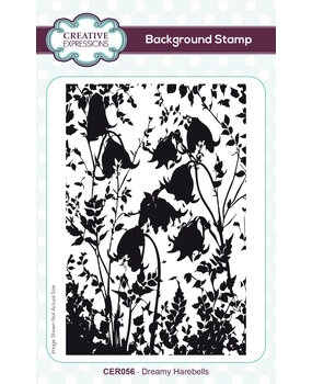 Creative Expressions Dreamy Harebells A6 Pre-Cut Rubber Stamp (CER056) (OUTLET)