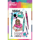 Creative Expressions Jane Davenport Clear Stamp Set Always Thinking (CEJDSC029) (OUTLET)