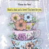IndigoBlu Time for Tea A6 Rubber Stamps (IND1254) (DISCONTINUED) IndigoBlu Time for Tea A6 Rubber Stamps (IND1254) (DISCONTINUED)
