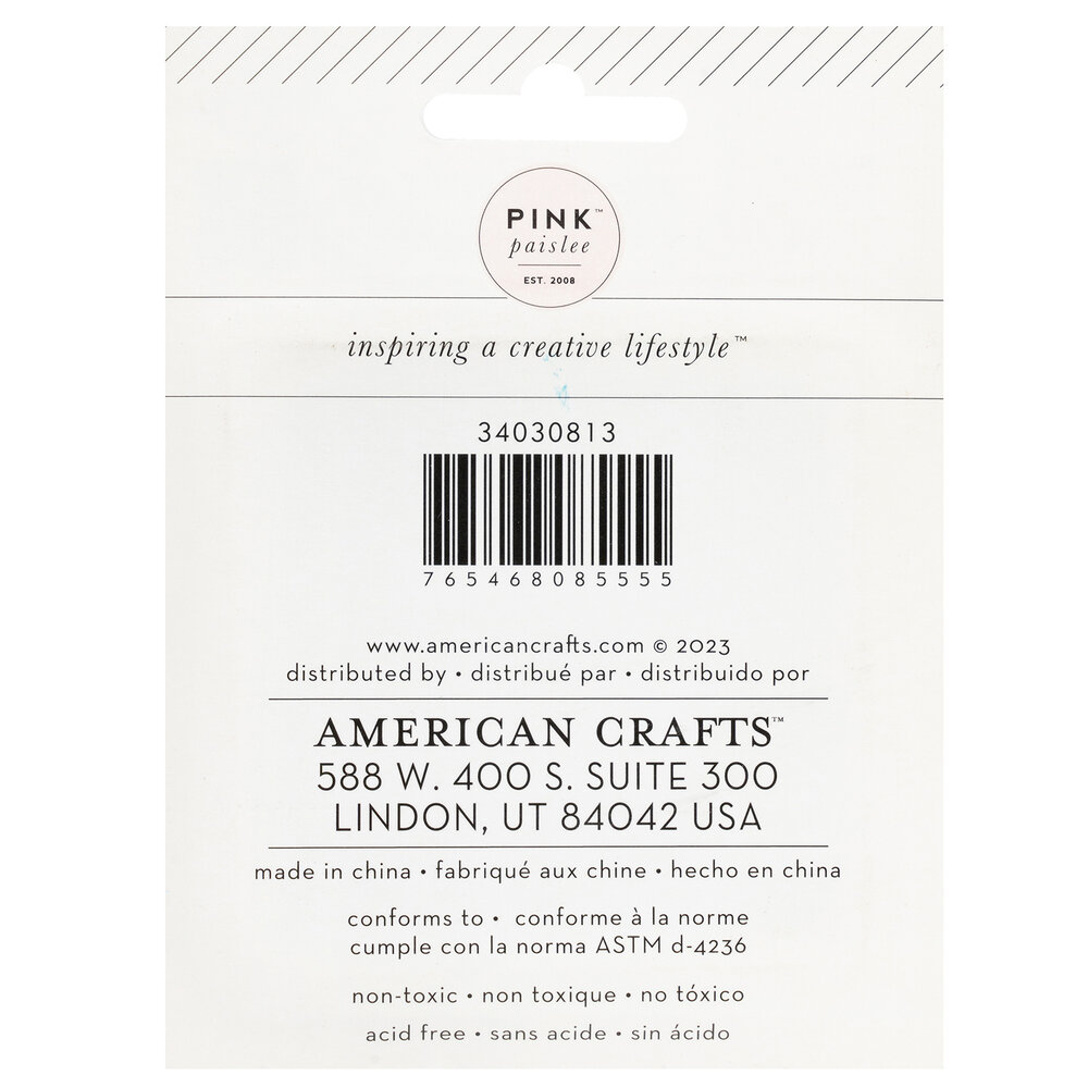 American Crafts Pink Paislee Joyful Notes Ink Pads (34030813) (OUTLET) American Crafts Pink Paislee Joyful Notes Ink Pads (34030813) (OUTLET)
