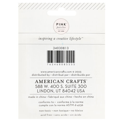 American Crafts Pink Paislee Joyful Notes Ink Pads (34030813) (OUTLET) American Crafts Pink Paislee Joyful Notes Ink Pads (34030813) (OUTLET)