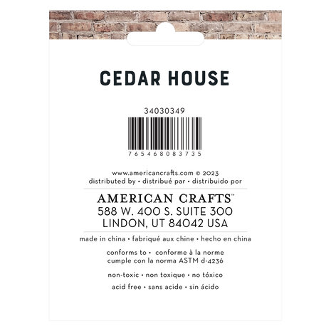 American Crafts Cedar House Ink Pads (4pcs) (34030349) (OUTLET) American Crafts Cedar House Ink Pads (4pcs) (34030349) (OUTLET)