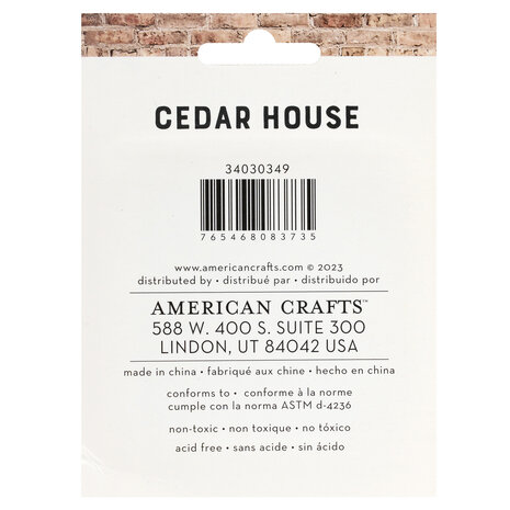 American Crafts Cedar House Ink Pads (4pcs) (34030349) (OUTLET) American Crafts Cedar House Ink Pads (4pcs) (34030349) (OUTLET)