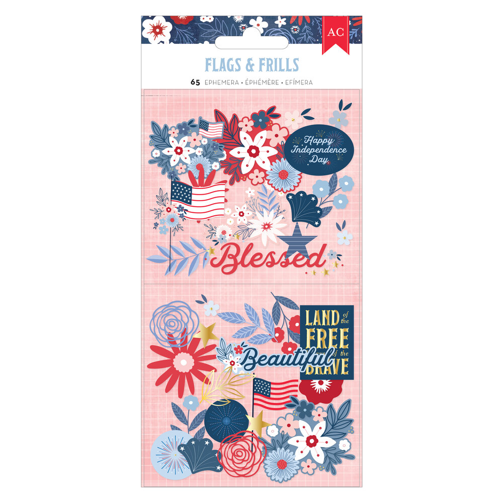 American Crafts Flags and Frills Ephemera Icons (34030320) (OUTLET)