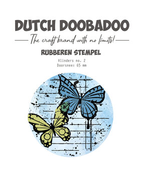 Dutch Doobadoo Rubber Stamp Butterfly 2 (497.004.005) (DISCONTINUED)