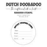Dutch Doobadoo Rubber Stamp Artist Trading Coins Text (497.004.003) (DISCONTINUED)