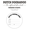 Dutch Doobadoo Rubber Stamp Artist Trading Coins Text (497.004.003) (DISCONTINUED) Dutch Doobadoo Rubber Stamp Artist Trading Coins Text (497.004.003) (DISCONTINUED)