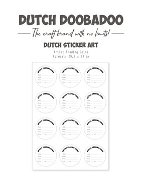 Dutch Doobadoo Dutch Sticker Art A4 Artist Trading Coins (491.200.031) (DISCONTINUED)