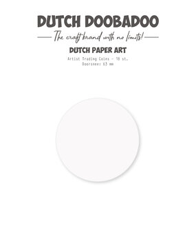 Dutch Doobadoo Dutch Paper Art A5 Artist Trading Coins Paper Ø63mm (18pcs) (472.948.902) (DISCONTINUED)