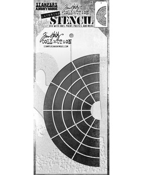 Stampers Anonymous Wheel Tim Holtz Layering Stencil (THS179)