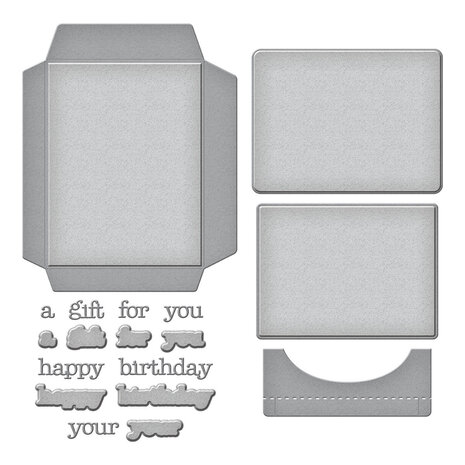 Stampendous A2 Gift Card Holder and Envelope Cutting Dies (S7-247) (OUTLET) Stampendous A2 Gift Card Holder and Envelope Cutting Dies (S7-247) (OUTLET)
