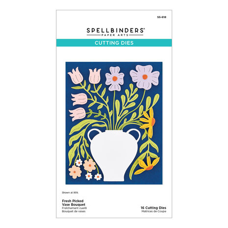 Spellbinders Fresh Picked Vase Bouquet Etched Dies (S5-618) (OUTLET) Spellbinders Fresh Picked Vase Bouquet Etched Dies (S5-618) (OUTLET)