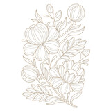 Spellbinders Glimmering Peonies Glimmer Hot Foil Plate (GLP-436)