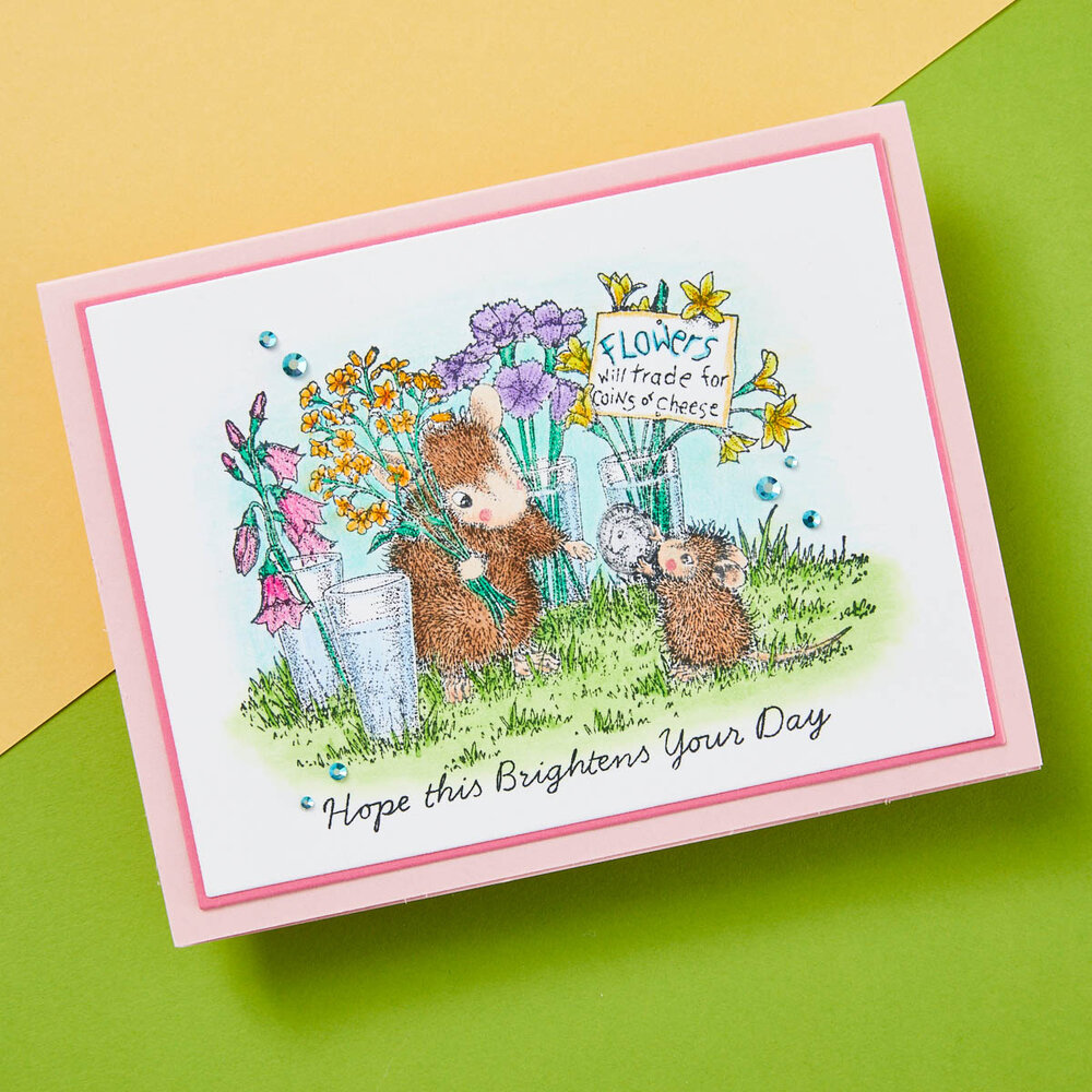 Spellbinders Flower Market Cling Rubber Stamp (RSC-025) Spellbinders Flower Market Cling Rubber Stamp (RSC-025)