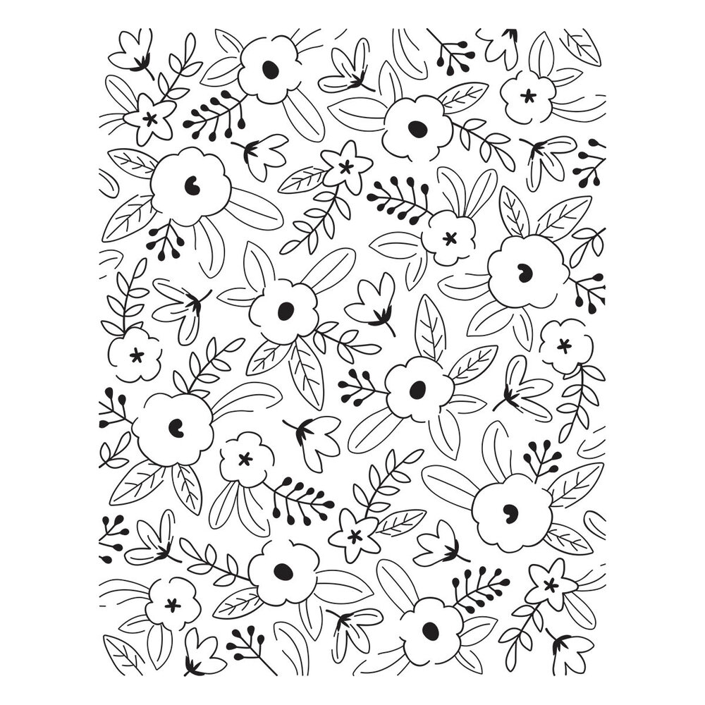 Spellbinders Floral Celebration Press Plate (BP-151) (DISCONTINUED) Spellbinders Floral Celebration Press Plate (BP-151) (DISCONTINUED)