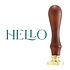 Oval Hello Wax Seal Stamp (WS-121) (OUTLET) Oval Hello Wax Seal Stamp (WS-121) (OUTLET)
