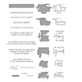 Spellbinders Propagation Garden Sentiments Stamp & Die Cutting Set (SDS-189) (OUTLET)