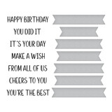 Spellbinders Cheers to You Sentiments Press Plate & Die Set (BP-162) Spellbinders Cheers to You Sentiments Press Plate & Die Set (BP-162)