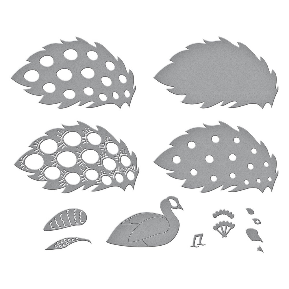 Spellbinders Kaleidoscope Peacock Etched Dies (S5-631) (DISCONTINUED) Spellbinders Kaleidoscope Peacock Etched Dies (S5-631) (DISCONTINUED)