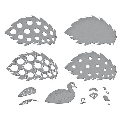 Spellbinders Kaleidoscope Peacock Etched Dies (S5-631) (DISCONTINUED) Spellbinders Kaleidoscope Peacock Etched Dies (S5-631) (DISCONTINUED)