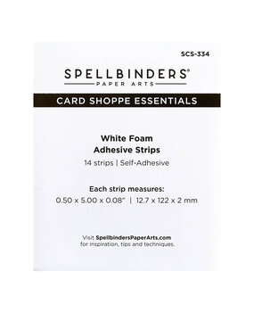 Spellbinders White Foam Adhesive Strips 2mm (SCS-334)