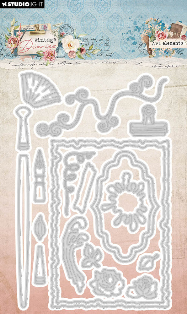 Studio Light Vintage Diaries Cutting Dies Art Elements (SL-VD-CD814) (OUTLET) Studio Light Vintage Diaries Cutting Dies Art Elements (SL-VD-CD814) (OUTLET)
