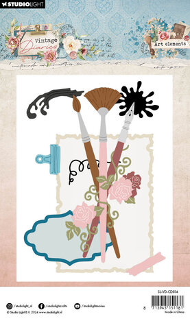 Studio Light Vintage Diaries Cutting Dies Art Elements (SL-VD-CD814) (OUTLET) Studio Light Vintage Diaries Cutting Dies Art Elements (SL-VD-CD814) (OUTLET)