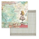 Stamperia Alice 12x12 Inch Paper Sheets (10pcs) (SBB582) (DISCONTINUED)