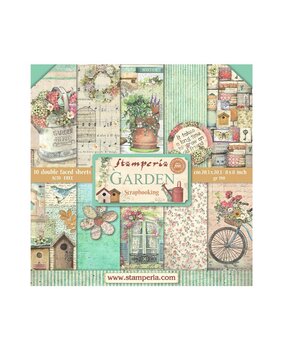 Stamperia Garden 8x8 Inch Paper Pack (SBBS104)