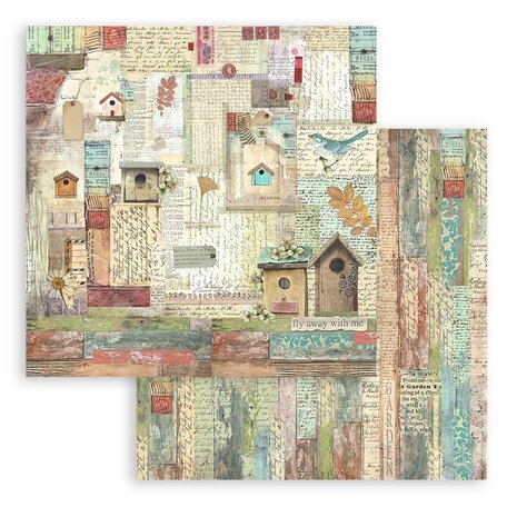 Stamperia Garden 8x8 Inch Paper Pack (SBBS104)