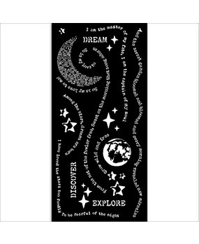 Stamperia Create Happiness Secret Diary Thick Stencil 12x25cm Dream (KSTDL93) Stamperia Create Happiness Secret Diary Thick Stencil 12x25cm Dream (KSTDL93)