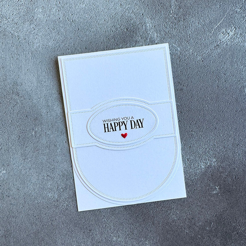 Simple and Basic Hip Hip Hooray A7 Clear Stamp (SBC179) (DISCONTINUED)