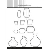 Simple and Basic Pots and Vases Dies (SBD431) (DISCONTINUED)