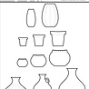 Simple and Basic Pots and Vases Dies (SBD431) Simple and Basic Pots and Vases Dies (SBD431)